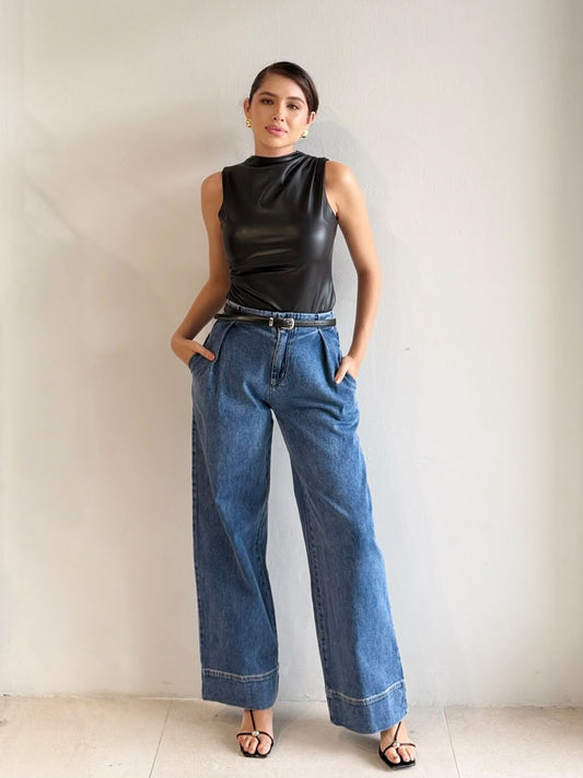 Pantalon Con Pinzas pata de elefante