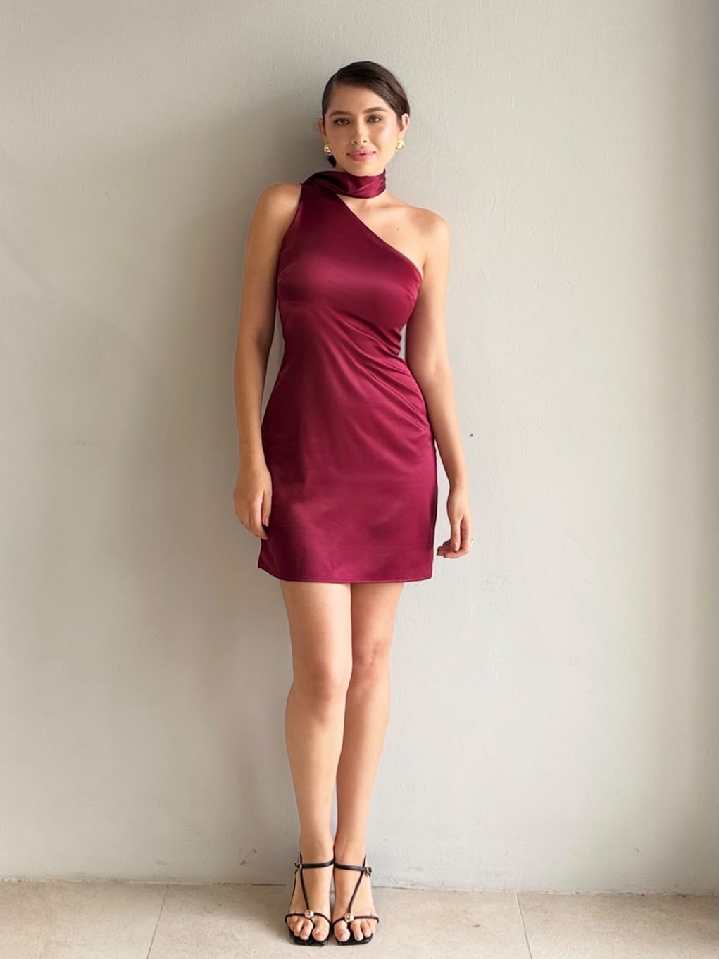 Vestido Satin con lazo