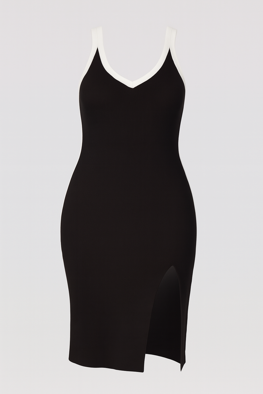 Vestido tejido Borde