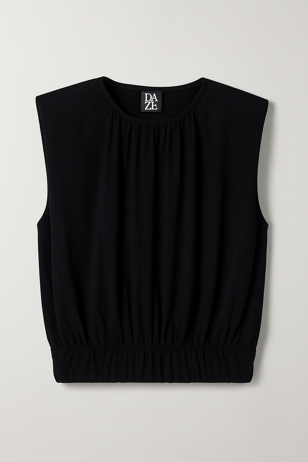 Blusa mesh con hombreras