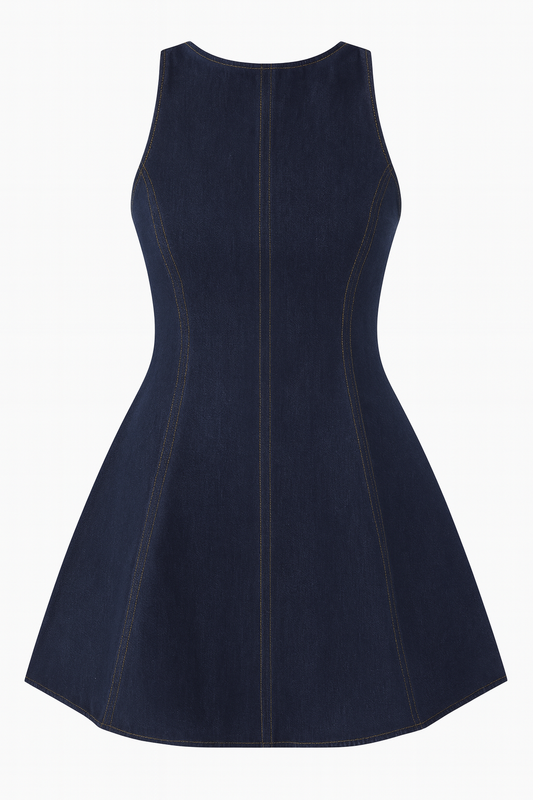 Vestido de mezclilla corte A