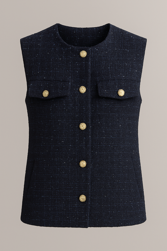 Chaleco Tweed