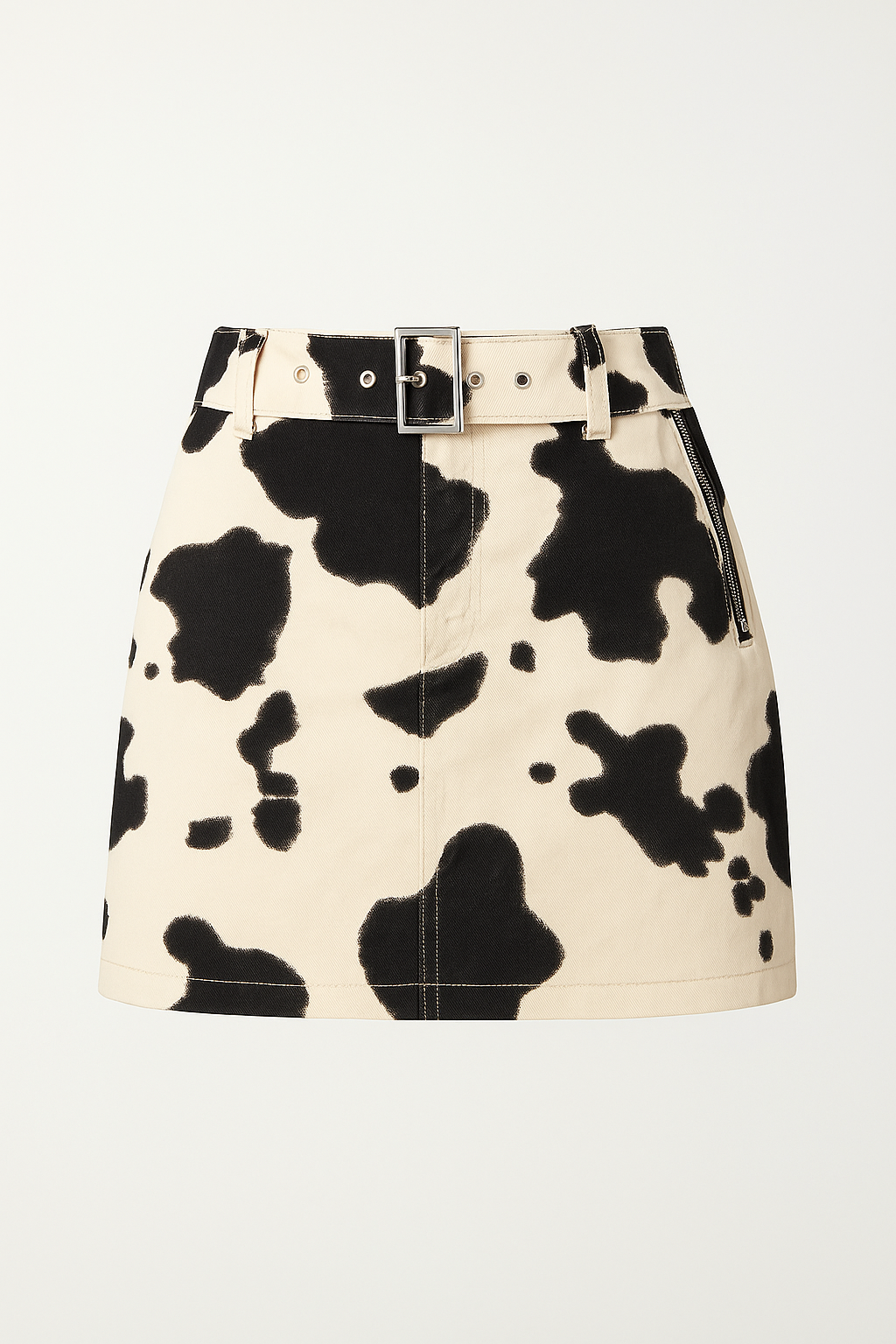 Falda short de vaca