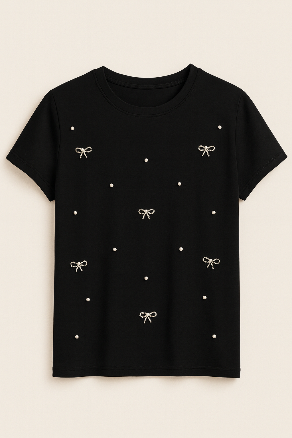 Playera de moños over size