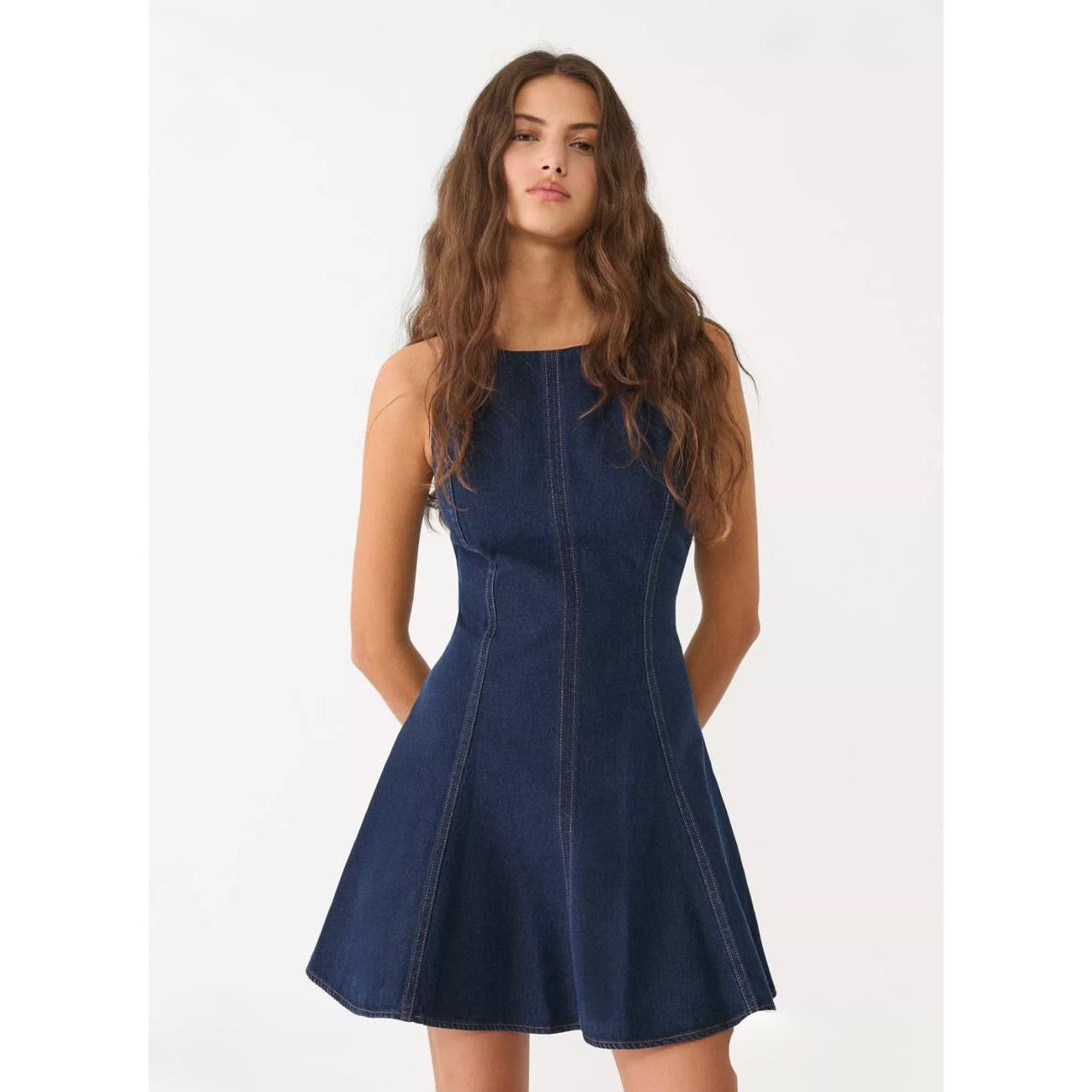 Vestido de mezclilla corte A