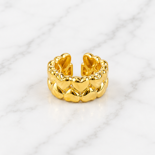 Anillo Corazones