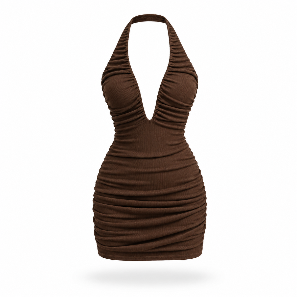 Vestido Corto con Escote profundo