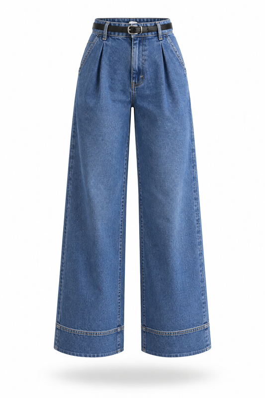 Pantalon Con Pinzas pata de elefante