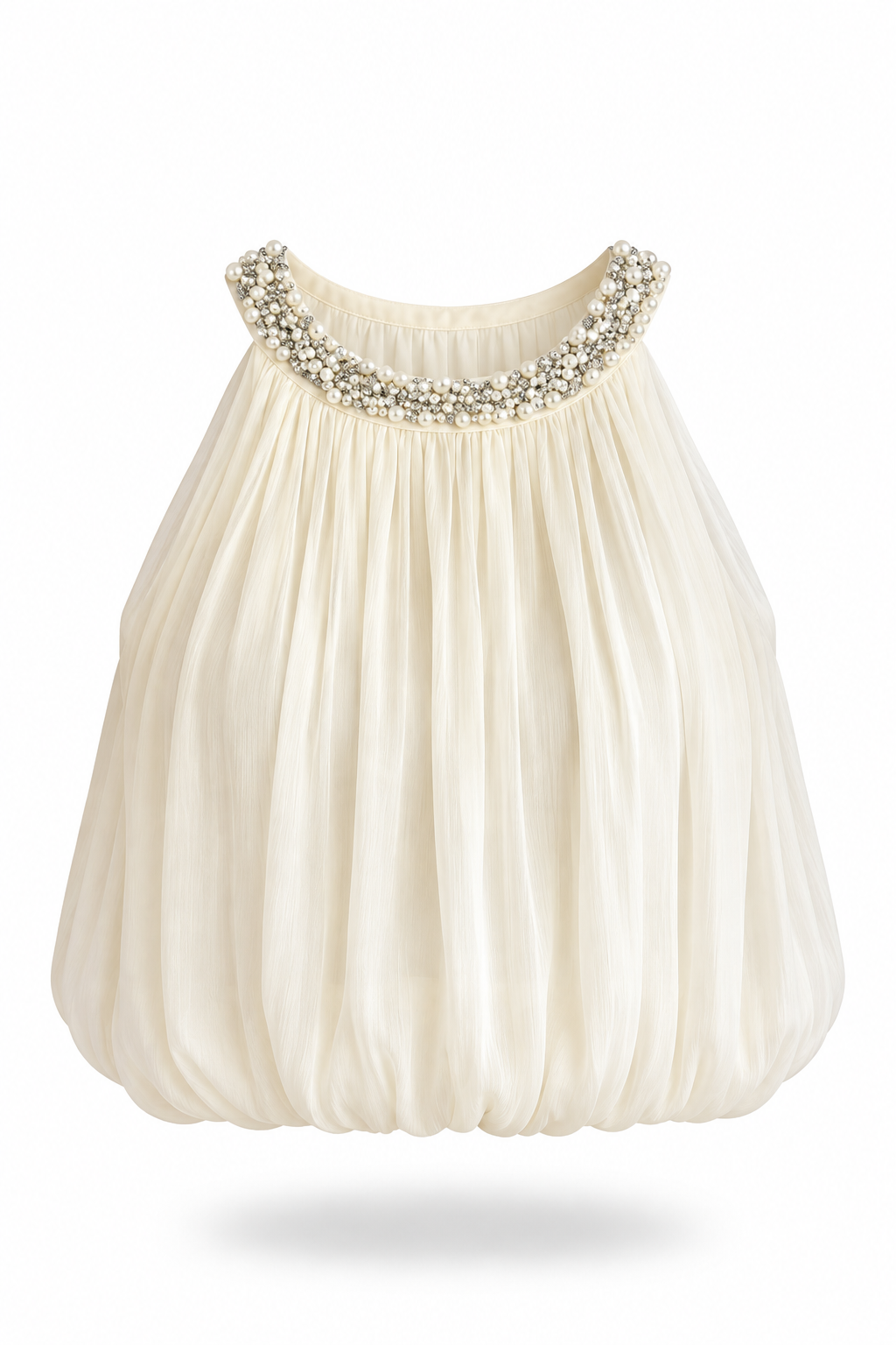 Blusa con brillos blanco – Daze Mx