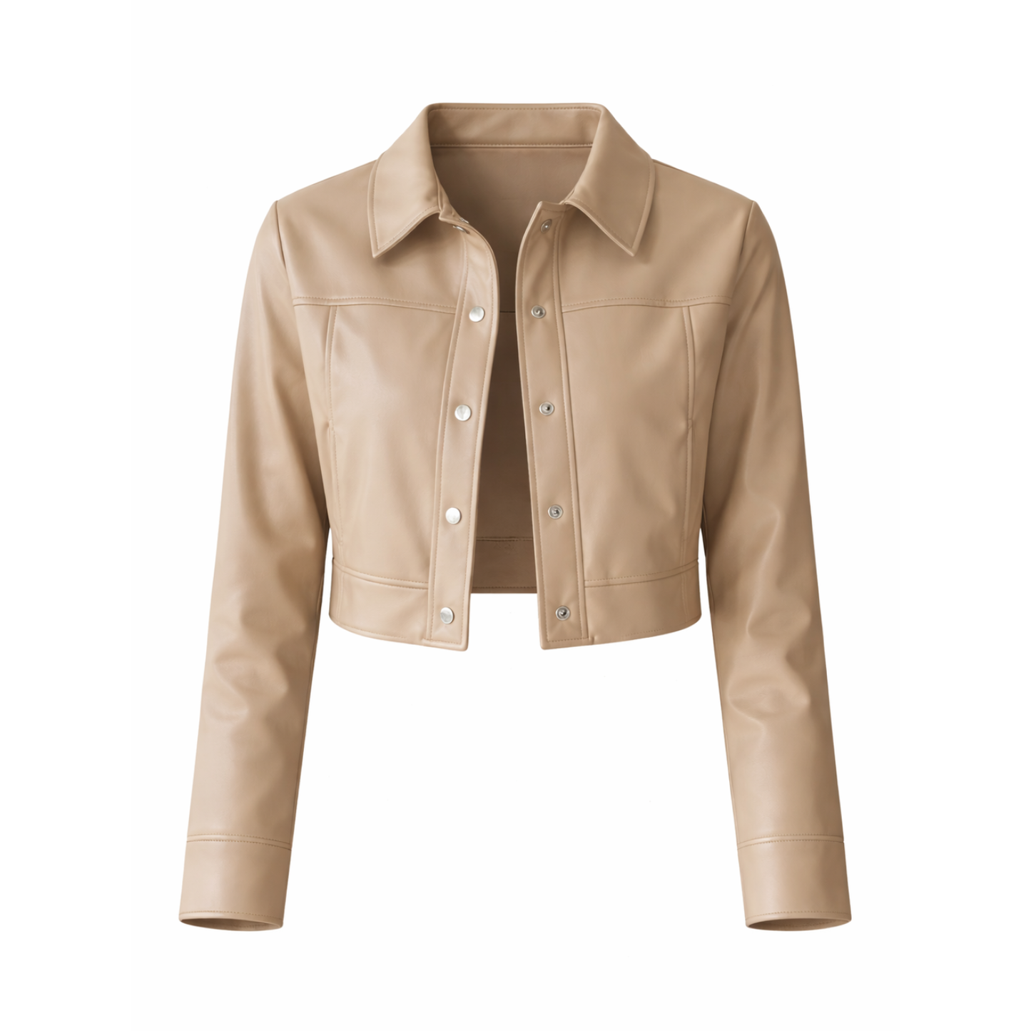 Chaqueta corta de vinipiel