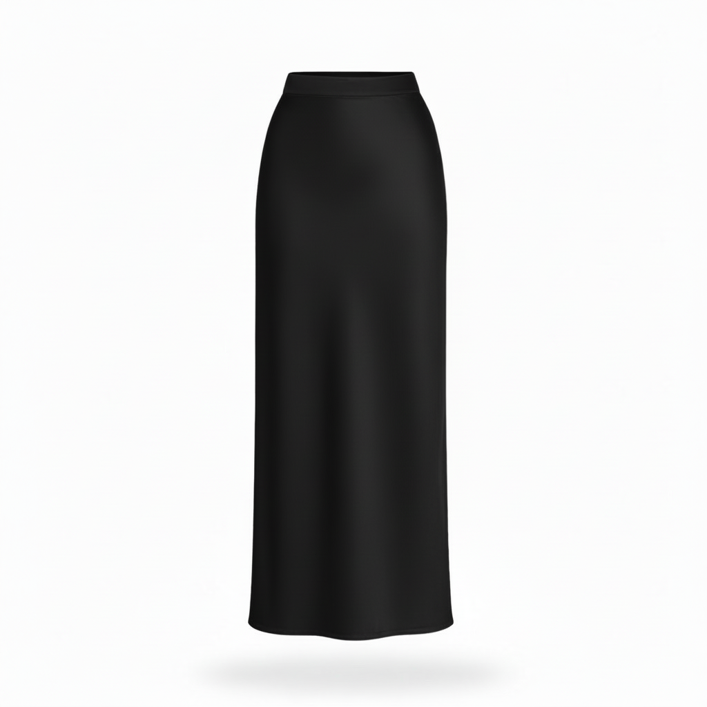 Maxi falda satin