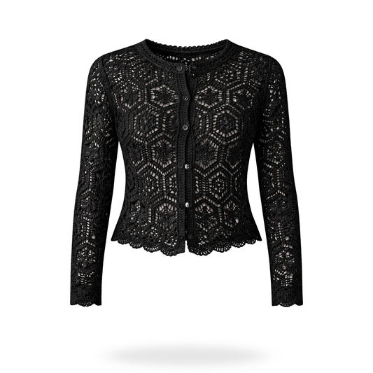 Cardigan Corto Crochet